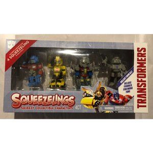 Transformers Squeezelings (Box Set): 4 Squeezable Mini Figures (w/Optimus Prime)
